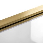 REA - Vanová zástěna Elegant 80 zlatá kartáčovaná REA-W6601