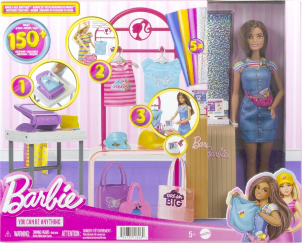 Barbie módní design studio s panenkou - Mattel Barbie