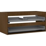 MEXEN - Box-A skříňka pro umyvadlo 100, 2 zásuvky, ořech 91AX0-1000-470-2-86