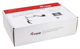 Equip stolní rameno na monitor stříbrná / Rameno na monitor / 13-27" / VESA 75/100 / 9 kg (650112)