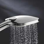 GROHE - Rainshower SmartActive Cube Sada sprchové hlavice 130 9,5 l/min, 3 proudy, držáku a hadice, měsíční bílá 26589LS0