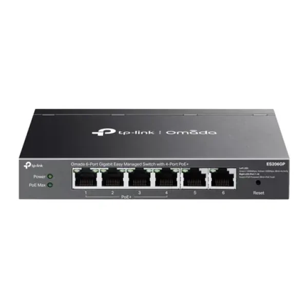 TP-Link ES206GP / Switch / 6x RJ45 1Gbps / 4x PoE+ (ES206GP)