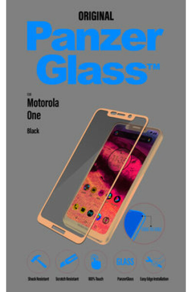 PanzerGlass Tvrzené sklo pro Motorola One černá (5711724065163)