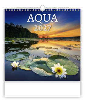 Nástěnný kalendář 2027 Helma Aqua