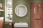 HANSGROHE - Xarita Lite S Zrcadlo s LED osvětlením, průměr 70 cm, matná bílá 54966700