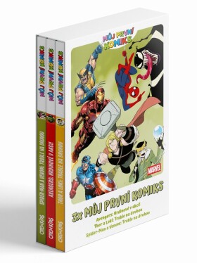 3x Můj první komiks (Thor a Loki, Spider-man a Venom, Avengers) - kolektiv autorů