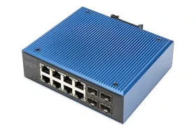 Digitus DN-651153 / Switch / 8x Gigabit PoE + 4x SFP / neřízený / IP40 (DN-651153)