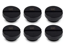 Alphacool Eiszapfen G1/4 černá / Zaslepovací šroubení / Vodní chlazení PC / 6 ks (17622)