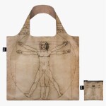 Skládací nákupní taška LOQI LEONARDO DA VINCI The Vitruvian Man