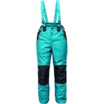 Kalhoty CREMORNE pánské zimní petrolejové zvýšený zadní díl + odnímatelné šle 3XL petrolejové