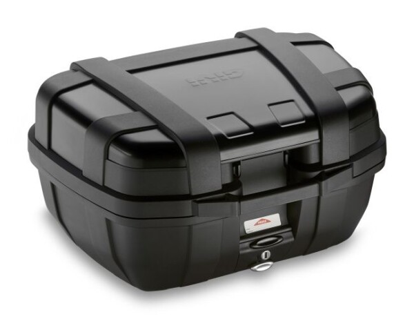 Trk52B kufr Givi Trekker černý s černým hliníkovým víkem (Monokey), objem 52 ltr.