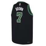 Dětský dres Boston Celtics NBA Jaylen Brown #7 Statement Swingman Černá (YOUTH)