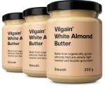 Vilgain Bílé mandlové máslo z blanšírovaných mandlí BIO – 3× smooth 250 g