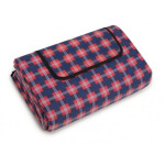 DumDekorace Kvalitná pikniková deka v modro červenej farbe Šířka: 200 cm | Délka: 220 cm