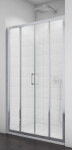 SanSwiss TOPS4 1600 50 30 Sprchové dveře dvoudílné 160 cm, aluchrom/mastercarré