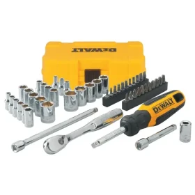 DeWalt DWMT81610-0 / NANO sada hlavic a příslušenství s ráčnou 1/4" / 50 dílů (DWMT81610-0)