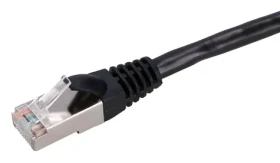 Extralink Cat5e FTP černá / Patch kabel / RJ-45 / 5 m