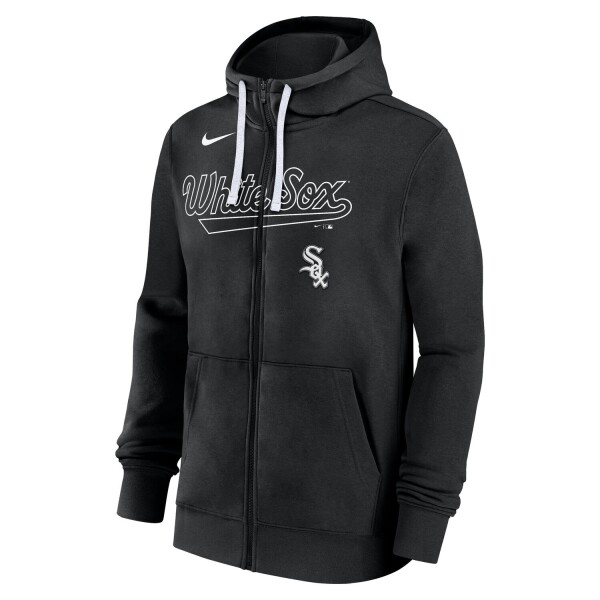 Nike Pánská mikina Chicago White Sox MLB Knockout Script Full-Zip Hoodie Velikost: L