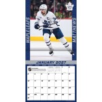 JF Turner Kalendář Toronto Maple Leafs NHL Auston Matthews #34 2027 Wall Calendar