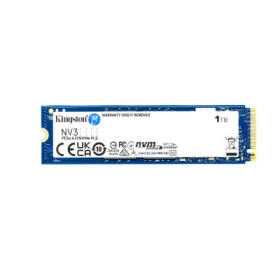 Kingston SSD 1TB NV3, M.2 2280, NVMe PCIe Gen4x4, (R: 6000MB/s, W: 4000MB/s) EDF_1532048
