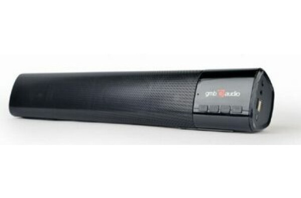 Gembird SPK-BT-BAR400-01 černá/ přenosný reproduktor / 2x5W / Bluetooth 5 / dobíjecí (SPK-BT-BAR400-01)