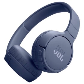 JBL Tune 670 NC sluchátka otevřená (On Ear) Bez kabelu, Bluetooth® modrá Potlačení hluku složitelná, Dálkový ovladač