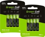 Green Cell Nabíjecí baterie AAA / Baterie / Ni-MH / 950 mAh / 8 ks (GR11)