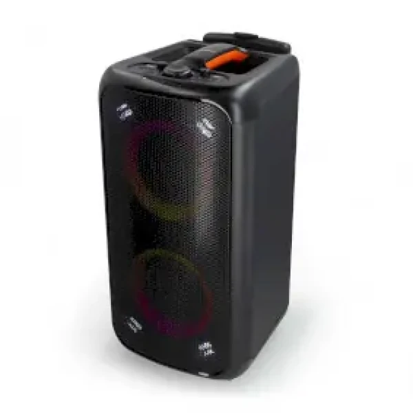 Nedis Reproduktor Bluetooth® Party černá / Max. doba přehrávání: 5 hod / 240 W / Držadlo / Párty osvětlení / Ekvalizér (SPPT2480BK)