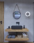 Deska pod umyvadlo Naturel Dolce 100x8x50 cm dub halifax DO10050DH DO10050DH
