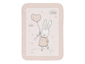 KikkaBoo Dětská deka Super Soft 80x110 cm Rabbits in Love (31103020133KB)