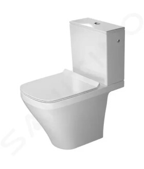 DURAVIT - DuraStyle WC kombi mísa, zadní odpad, s HygieneGlaze, bílá 2162092000