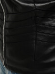 Dámská koženková bunda TY5455 černá - FashionStreet XL