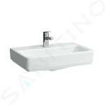 Laufen - Pro S Umyvadlo Compact, 550x380 mm, 1 otvor pro baterii, bez přepadu, s LCC, bílá H8179584001561