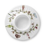 KÄHLER Porcelánový svícen Hammershøi Christmas 13 cm, bílá barva, porcelán