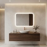 REA - Zrcadlo LED 80x60cm TOP-3 HOM-01522
