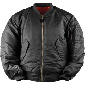 Bunda MA1 Bomber Fliegerjacke Basic černá 4XL