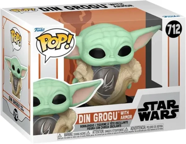 Funko POP! Din Grogu with Armor (Star Wars The Mandalorian)