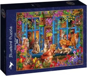 BLUEBIRD Puzzle Parapet s kočkami