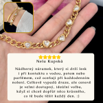 ELENYS Passion – pozlacený náramek 18K žluté zlato Délka náramku: 18+3 cm / max. 21 cm
