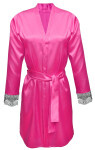 DKaren Housecoat Gina Dark Pink tmavě růžová
