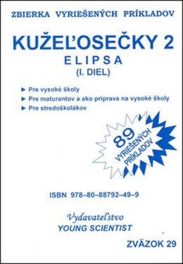 Kužeľosečky Elipsa I.diel