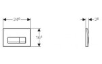 GEBERIT DuofixBasic s chromovým tlačítkem DELTA51 + WC Ideal Standard Tesi se sedátkem RIMLESS 458.103.00.1 51CR TE2