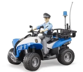 Bruder 63010 Policejní čtyřkolka s figurkou policistky POLICIE