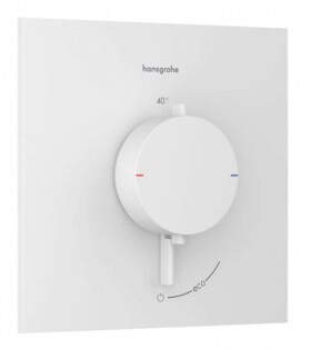 HANSGROHE - Ecostat Comfort E Termostatická baterie pod omítku, matná bílá 33710700