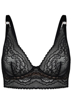 FEEL BRALETTE DLOUHÁ PODPRSENKA 19236 ČERNÁ černá 75C