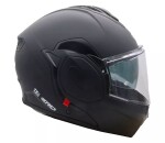 Překlápěcí helma Xrc Fronter black matt - S / černá