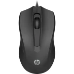 HP 105 Wired Mouse černá / drátová myš / optická / 3 tlačítka / 1600 dpi / USB (822M9UT#ABB)