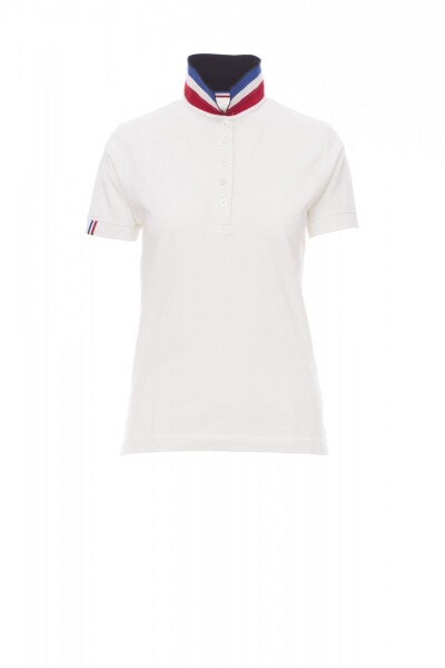 Dámská polokošile Payper NATION LADY Barva: Bílá/ Francie, Velikost: XL (000082002100004XL)