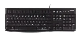 Logitech K120 US černá / klávesnice / USB kabel (920-002508)