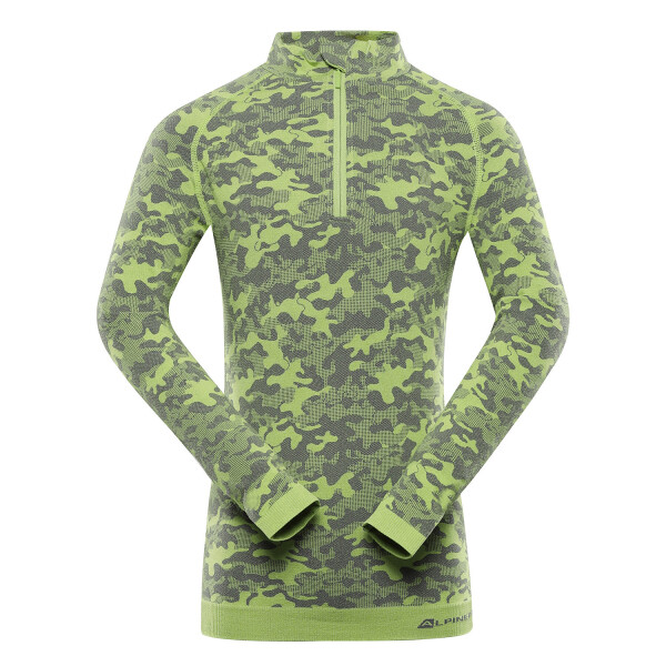 Dětské funkční prádlo - triko ALPINE PRO SEAMO lime green L